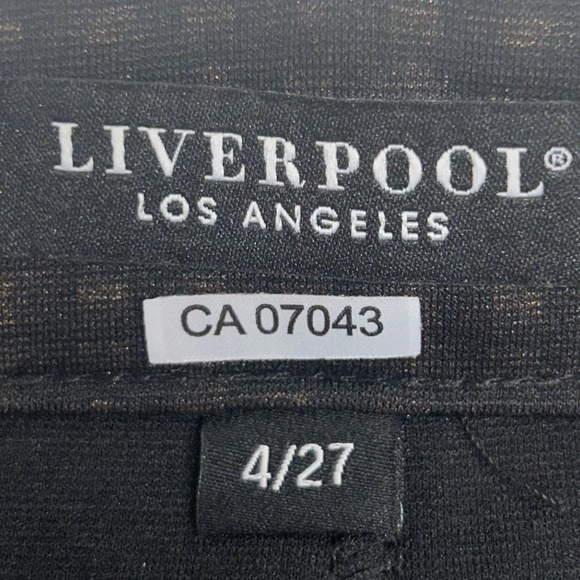 🌼 Liverpool Los Angeles pencil skirt 27/4 black bronze shimmer - Picture 4 of 5